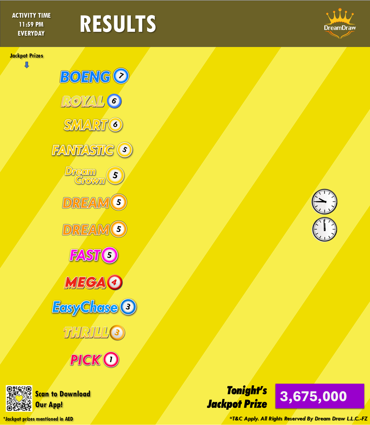 Today's Result